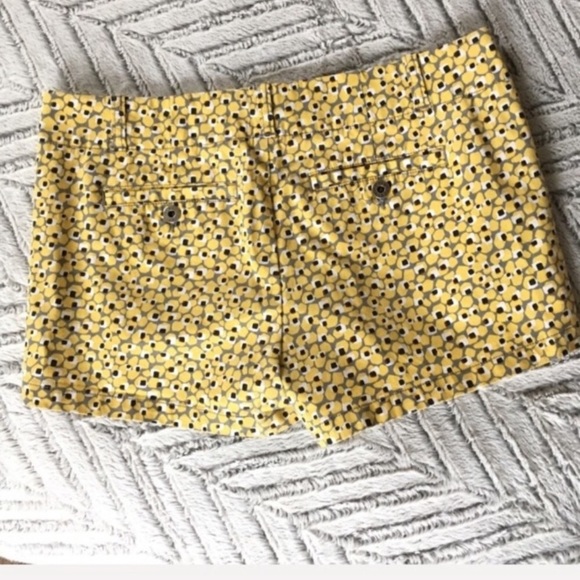 J. Crew Yellow patterned chino shorts 6 - Picture 2 of 6